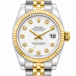 Rolex Datejust 26MM 179173 Two-Tone Factory Diamond Dial  Watch